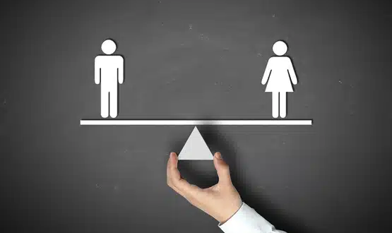 Image representing gender imbalance in the workplace